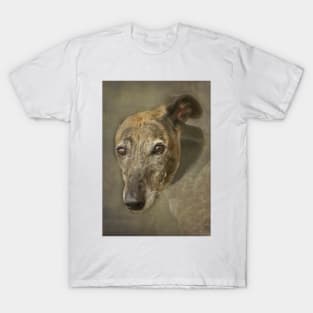 Greyhound Portrait T-Shirt